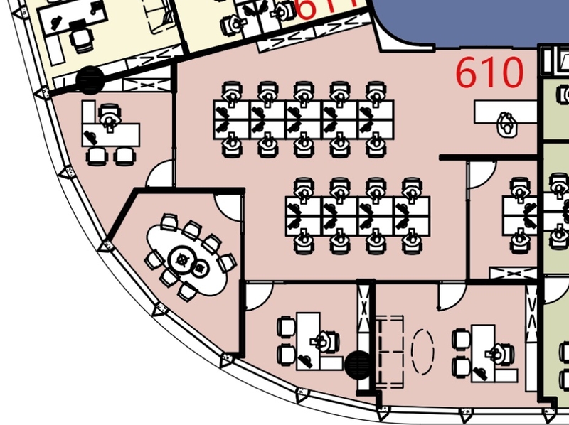 太平金融大厦出租-298m²-精装修