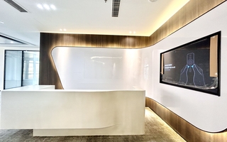 太平金融大厦出租-398m²-精装修-前台接待区