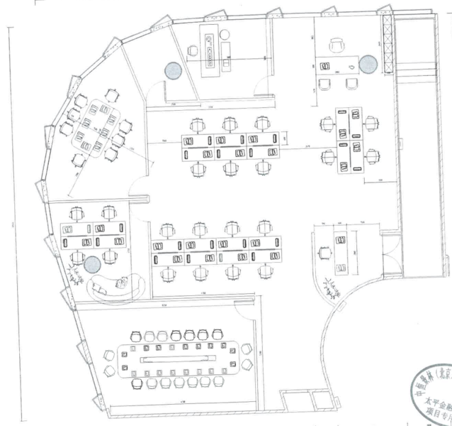 太平金融大厦出租-360m²-精装修